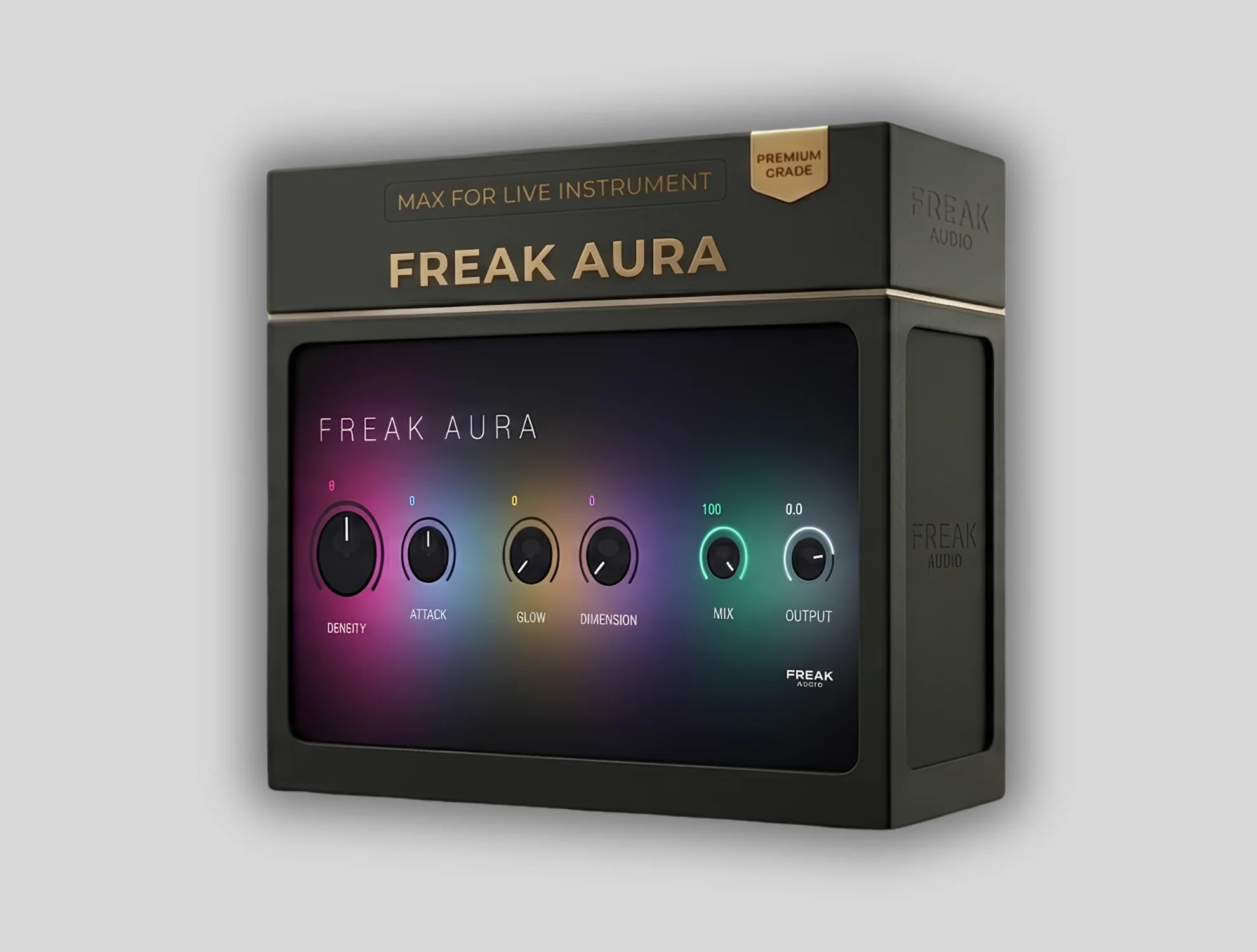 FREAK AURA | MAX FOR LIVE PLUGIN | DENSITY · DIMENSION · GLOW